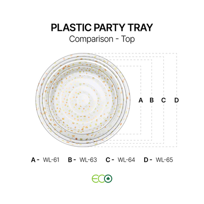 Plastic Party Tray (4 Sizes)