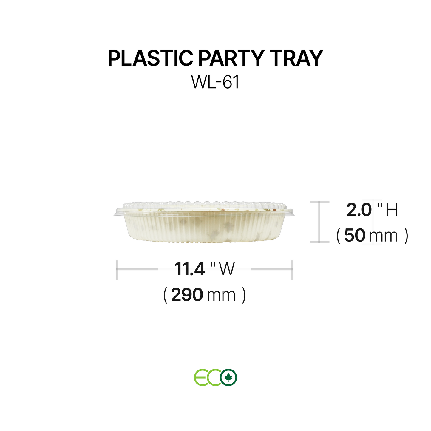 Plastic Party Tray (4 Sizes)
