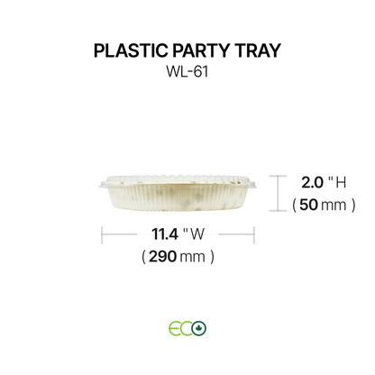 Plastic Party Tray (4 Sizes)
