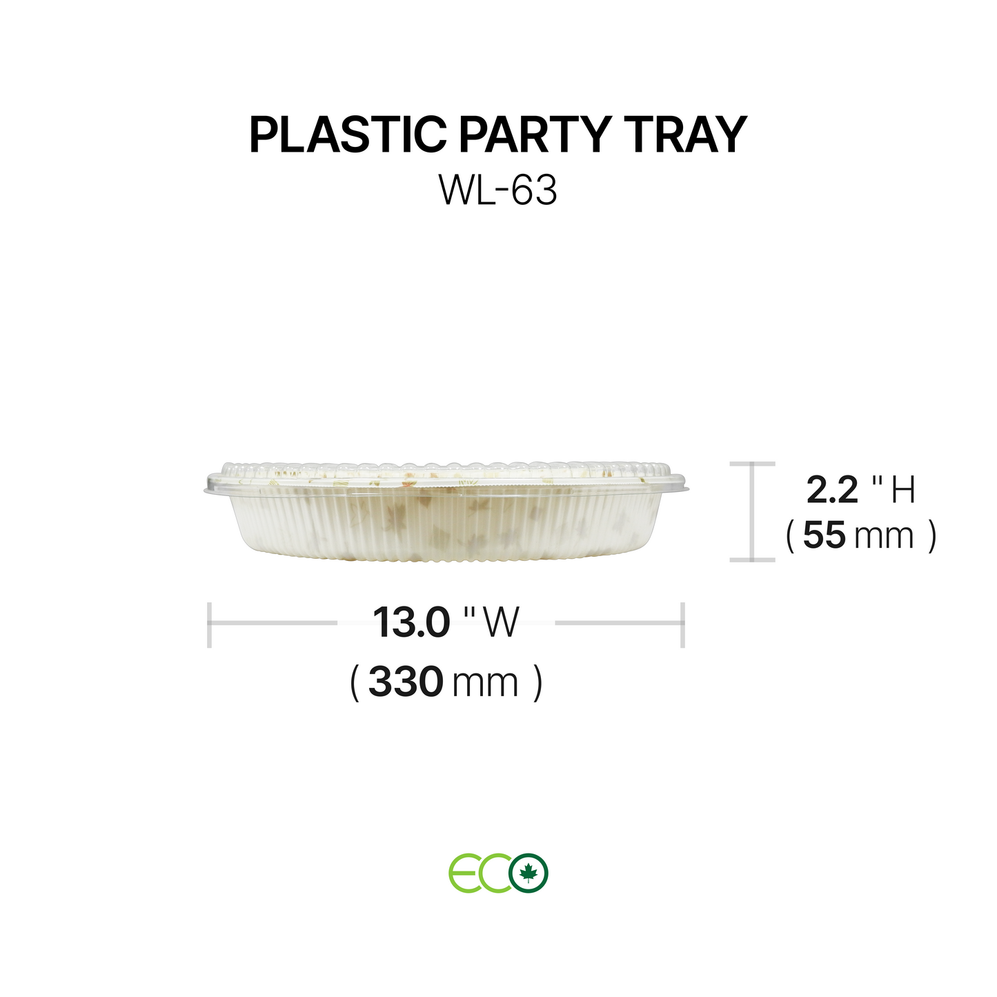 Plastic Party Tray (4 Sizes)