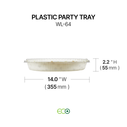 Plastic Party Tray (4 Sizes)