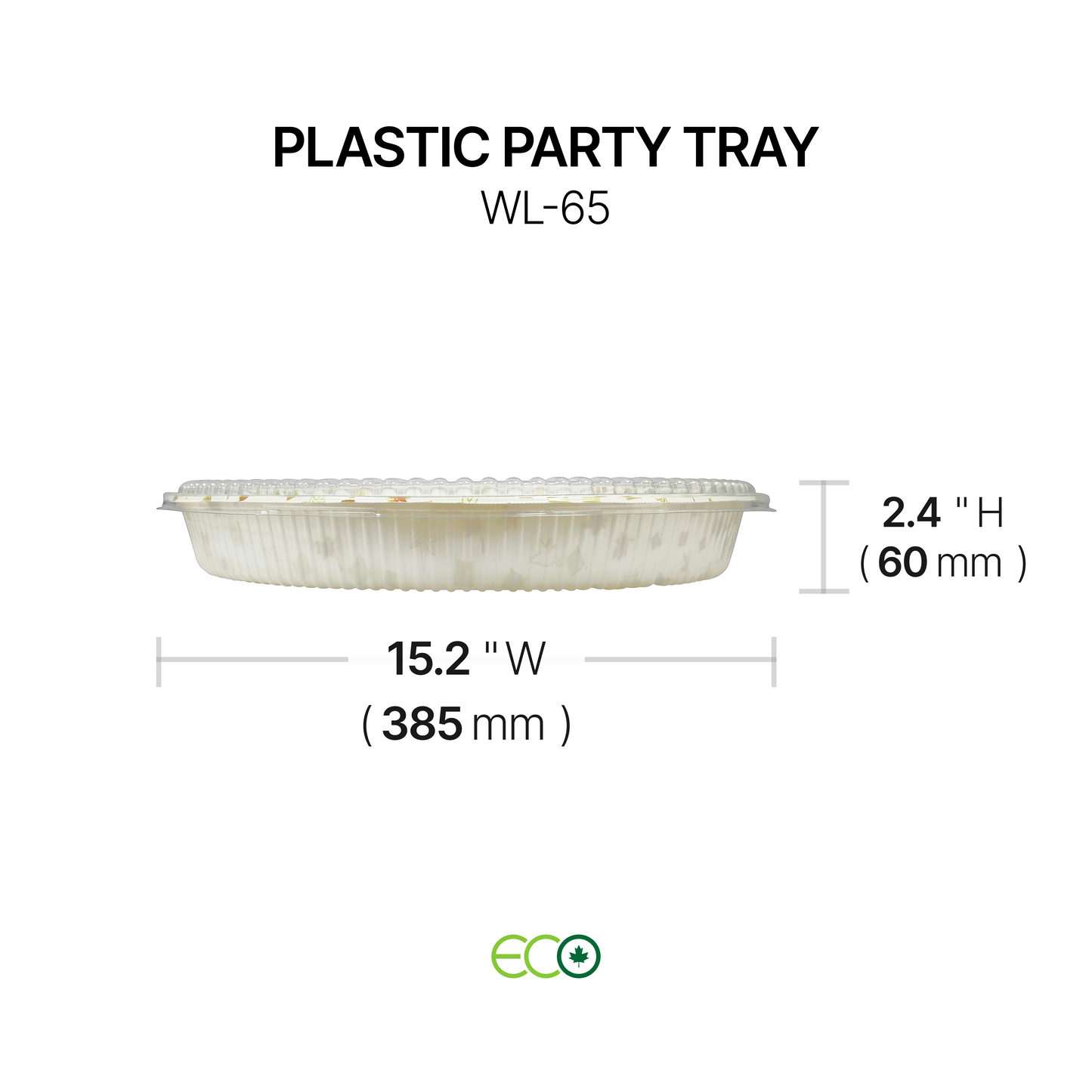 Plastic Party Tray (4 Sizes)