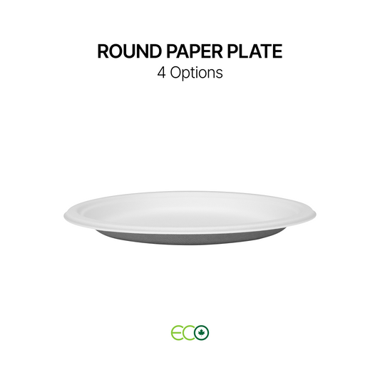 Round Paper Plate (4 Options)