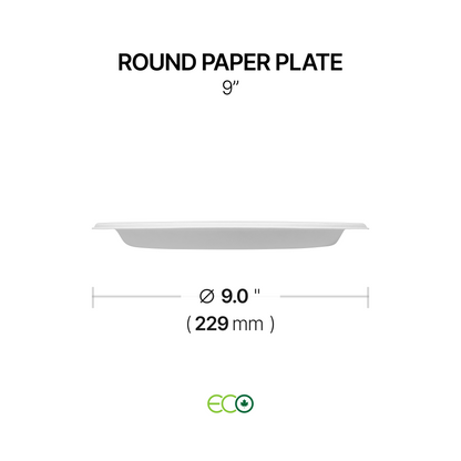 둥근 종이 접시(7인치/9인치/10인치)
