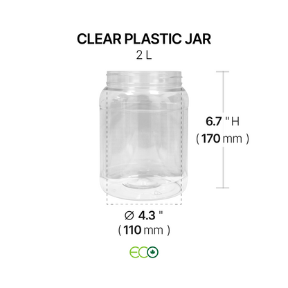 투명 플라스틱 병(0.5L / 1L / 2L)