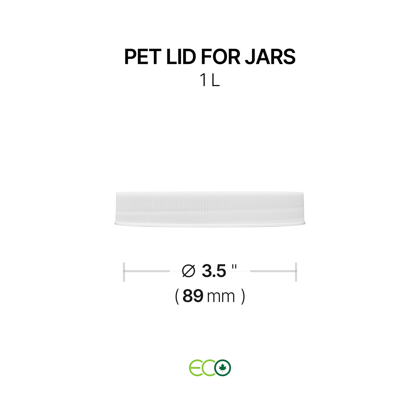 PET Lid for Jars (0.5L / 1L / 2L)